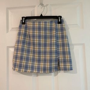 SOLD#Shein plaid mini skirt small